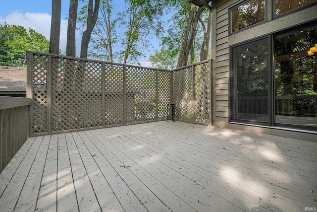 17991 Sable Ridge Dr, South Bend, IN 46635 - view of wooden terrace