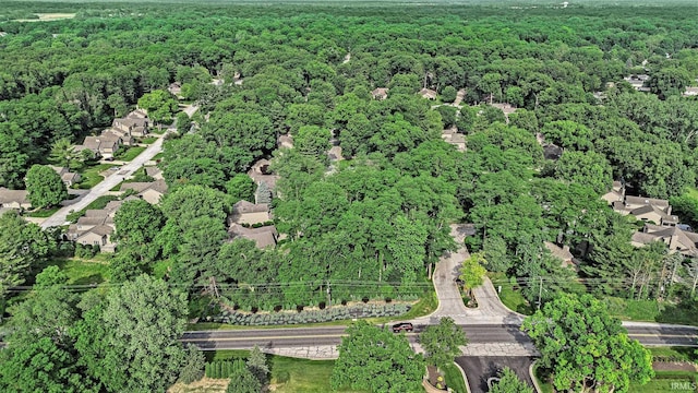 17991 Sable Ridge Dr, South Bend, IN 46635 - aerial overview of property's location with a forest