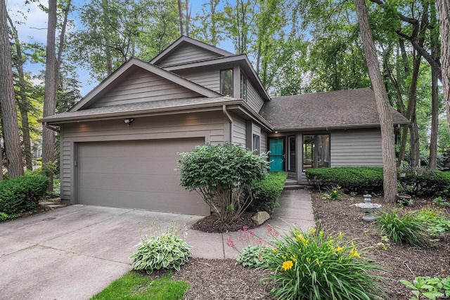 17991 Sable Ridge Dr, South Bend, IN 46635 - view of front of home featuring concrete driveway and an attached garage