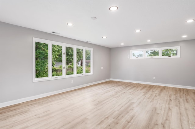 3524 Contessa Dr, Fort Wayne, IN 46816 - empty room featuring recessed lighting and light wood-style floors