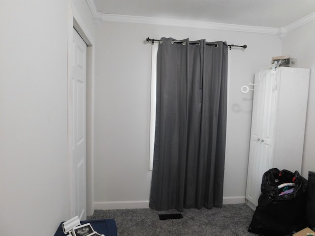 4597 S W Washington School Rd, Salem, IN 47167 - carpeted bedroom featuring crown molding and baseboards