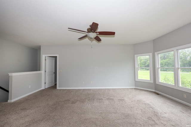 2410 Trillium Cv, Huntertown, IN 46748 - empty room featuring carpet and ceiling fan