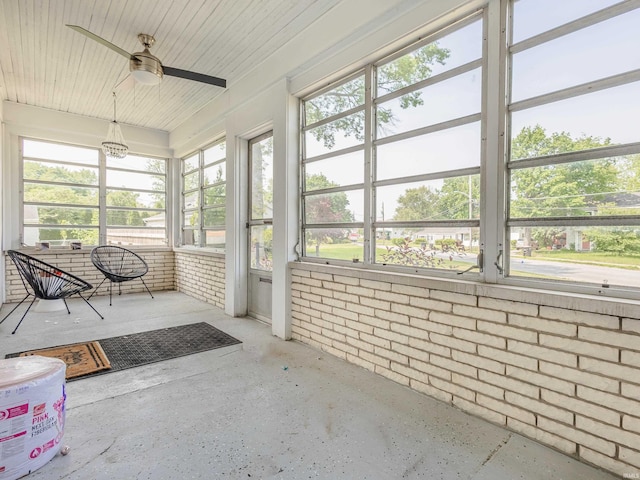 3020 Parnell Ave, Fort Wayne, IN 46805 - sunroom / solarium featuring ceiling fan