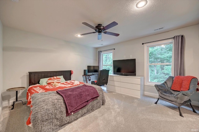 5007 W Michael Ln, Bloomington, IN 47404 - bedroom featuring carpet, ceiling fan, and recessed lighting