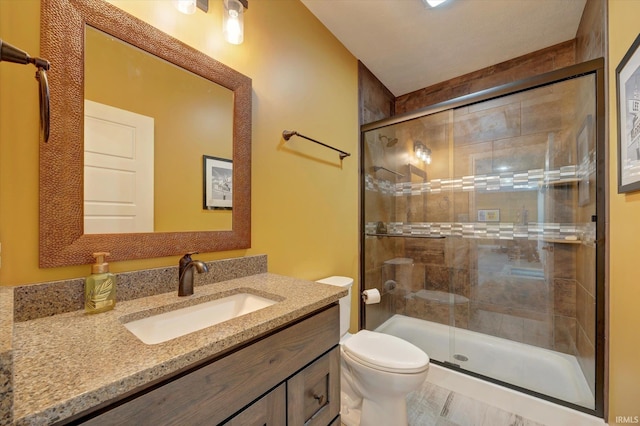 5007 W Michael Ln, Bloomington, IN 47404 - bathroom featuring vanity and a stall shower