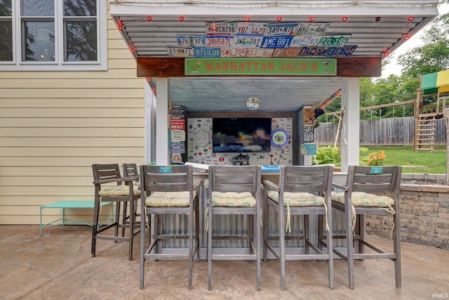 5007 W Michael Ln, Bloomington, IN 47404 - view of patio featuring outdoor dining area