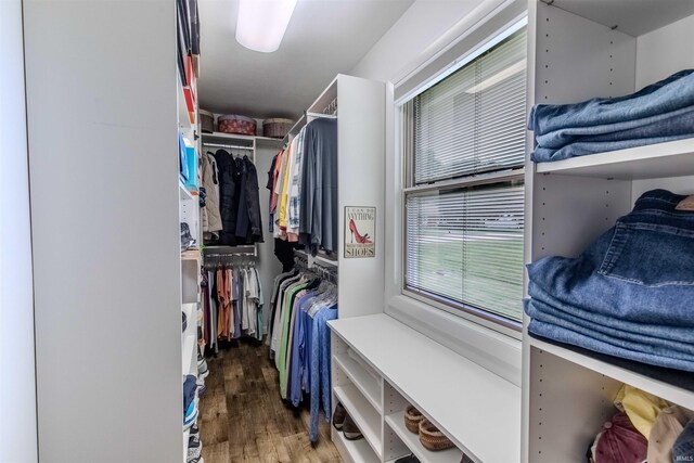 906 N Townline Rd, Lagrange, IN 46761 - spacious closet featuring wood finished floors