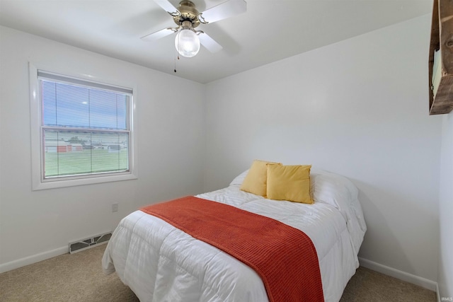 906 N Townline Rd, Lagrange, IN 46761 - bedroom with carpet floors and a ceiling fan