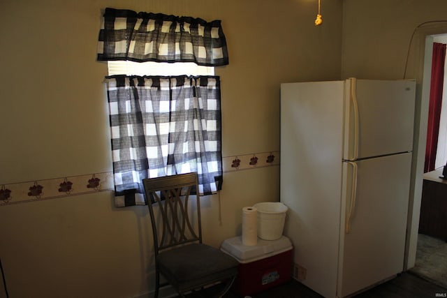 2012 S Vine St, Muncie, IN 47302 - kitchen with freestanding refrigerator