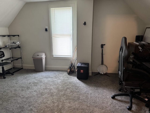 562 Railroad St, Wabash, IN 46992 - office space featuring vaulted ceiling, healthy amount of natural light, and carpet floors