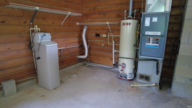 4115 N Aquarius Dr, Monticello, IN 47960 - utility room with water heater