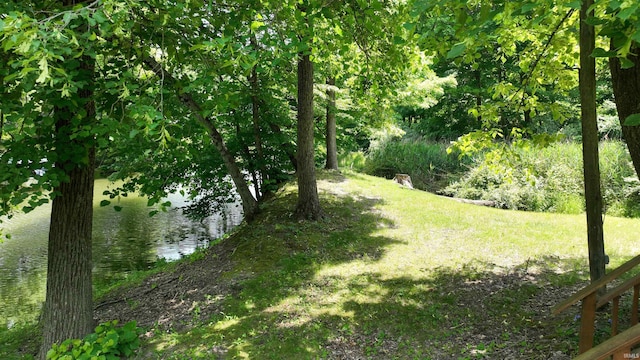 4115 N Aquarius Dr, Monticello, IN 47960 - view of yard with a water view