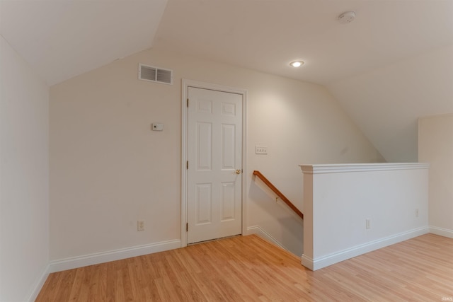 7561 Saint Jordan Cir, Newburgh, IN 47630 - bonus room featuring lofted ceiling and light wood-style flooring