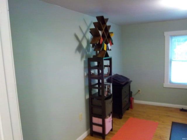 917 N Maple St, Bloomington, IN 47404 - interior space featuring light wood-style floors and baseboards