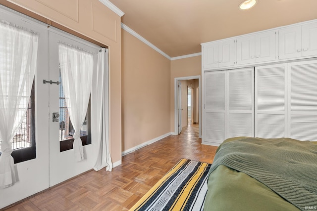1208 Delta Blvd, Fort Wayne, IN 46805 - bedroom with ornamental molding, a closet, and recessed lighting