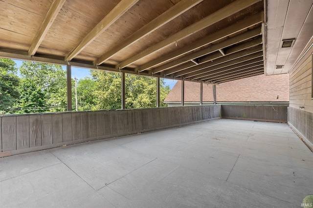 1208 Delta Blvd, Fort Wayne, IN 46805 - view of patio / terrace with view of scattered trees