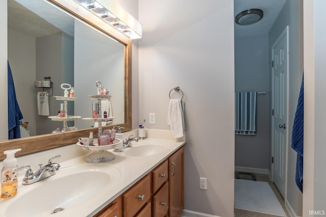 4600 N Shadow Wood Dr, Bloomington, IN 47404 - bathroom featuring double vanity