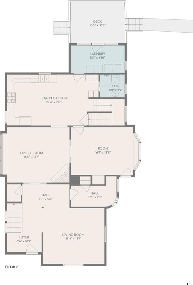8 Hale St, Lafontaine, IN 46940 - view of property floor plan