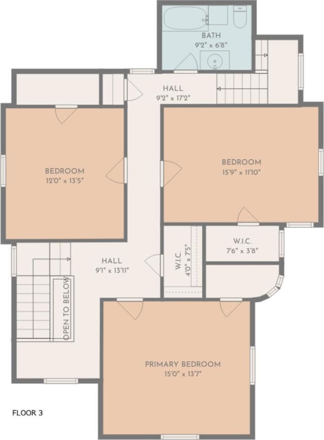 8 Hale St, Lafontaine, IN 46940 - view of property floor plan