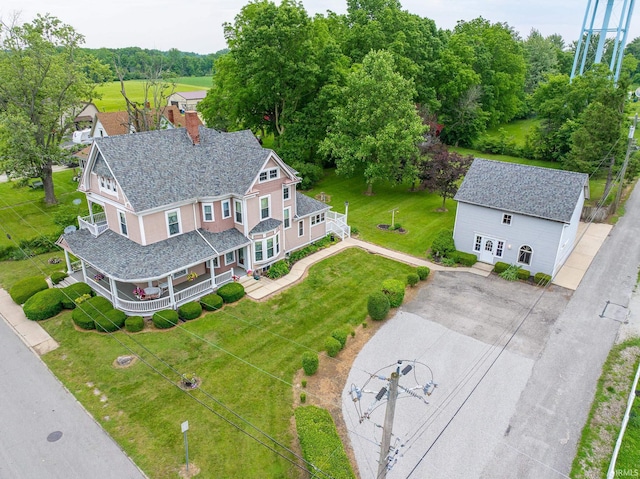 8 Hale St, Lafontaine, IN 46940 - aerial view of property and surrounding area