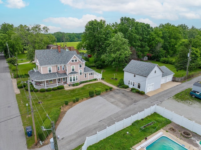 8 Hale St, Lafontaine, IN 46940 - view of subject property with a pool area