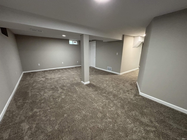 205 Corwin Ln, Fort Wayne, IN 46816 - finished basement with carpet flooring and baseboards