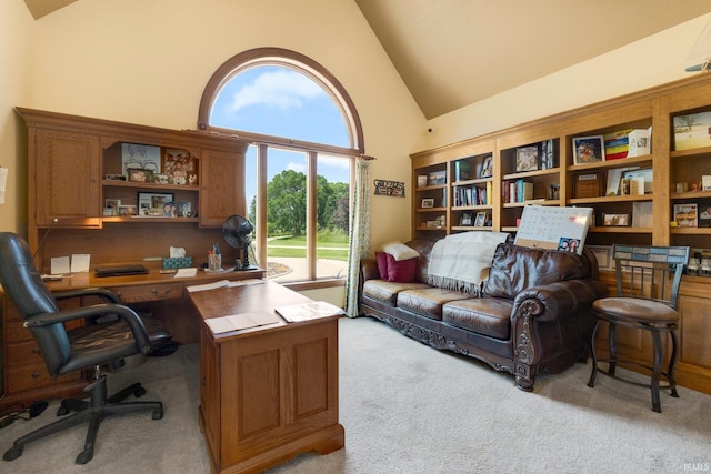 3631 E Pierceton Rd, Warsaw, IN 46580 - office space with light carpet and high vaulted ceiling