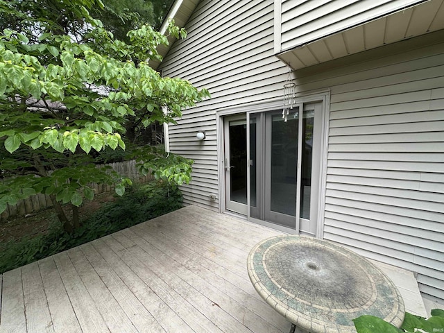 3108 E Charles Ct, Bloomington, IN 47401 - view of wooden deck