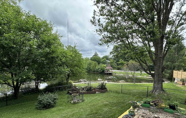 3108 E Charles Ct, Bloomington, IN 47401 - view of yard with a water view