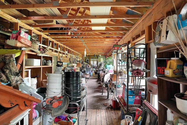 5462/5550 Patricksburg Rd, Spencer, IN 47460 - misc room with wood-type flooring