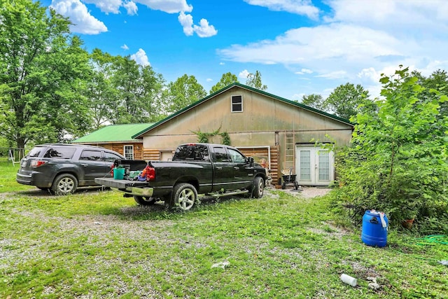 5462/5550 Patricksburg Rd, Spencer, IN 47460 - view of home's exterior featuring a lawn