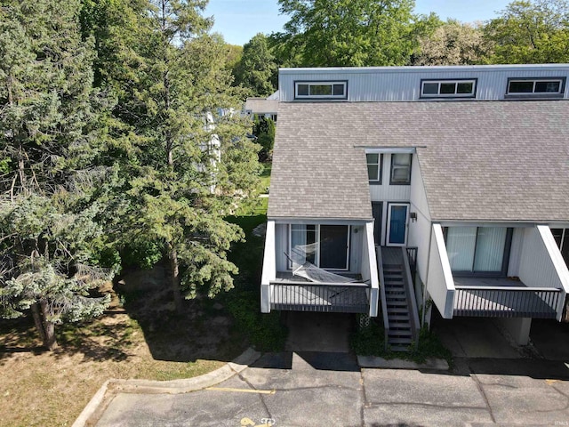18199 Stoneridge St Apt A, South Bend, IN 46637 - view of front of home with roof with shingles