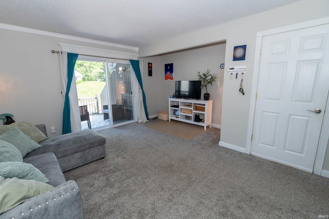 18199 Stoneridge St Apt A, South Bend, IN 46637 - carpeted living room featuring baseboards