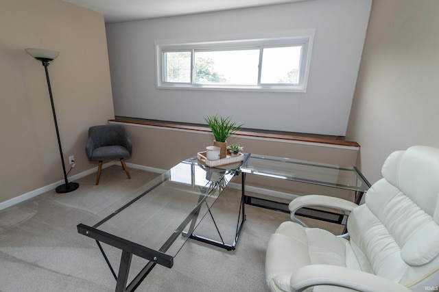 18199 Stoneridge St Apt A, South Bend, IN 46637 - sitting room with carpet and baseboards