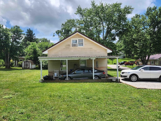 273 W Faculty St, Paoli, IN 47454 - view of side of property with a storage shed and a yard