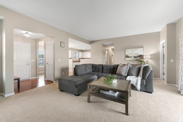 7070 Desdemona Xing, Fort Wayne, IN 46818 - carpeted living room with baseboards