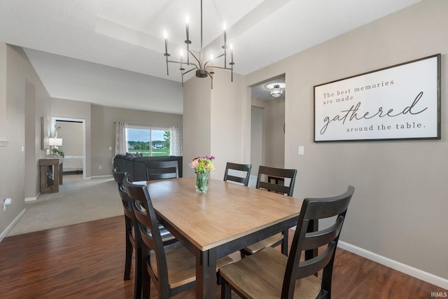 7070 Desdemona Xing, Fort Wayne, IN 46818 - dining area featuring wood finished floors and a chandelier