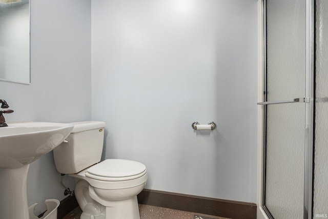 14341 Teal Ct, Granger, IN 46530 - full bath featuring toilet and a shower with door