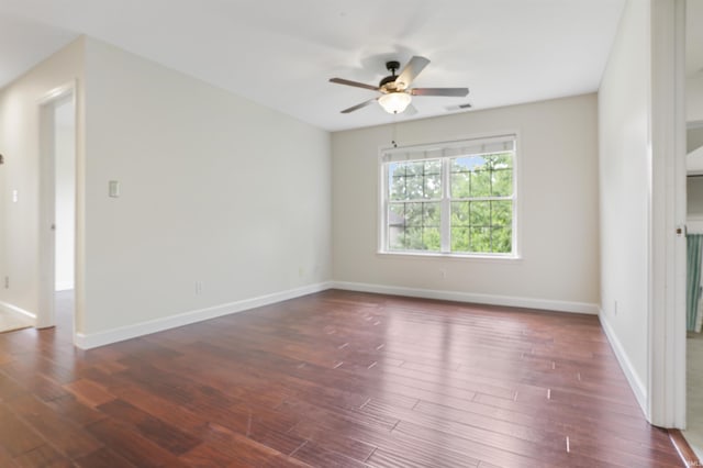 3746 Rolling Rock Dr, Evansville, IN 47711 - unfurnished room featuring ceiling fan and wood finished floors