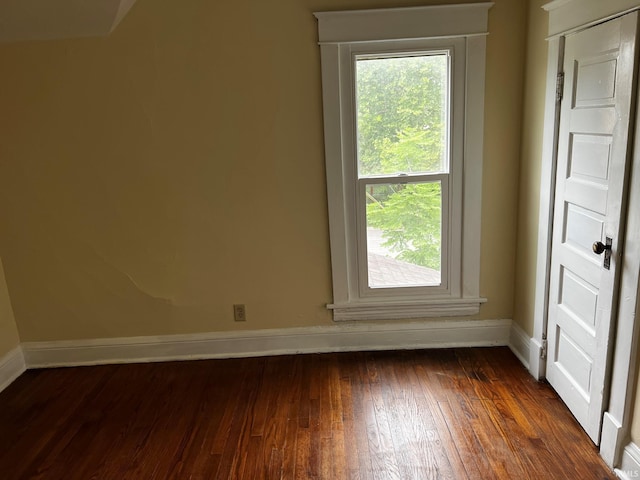 1026 E Wayne St, South Bend, IN 46617 - unfurnished room with plenty of natural light and dark wood-style floors