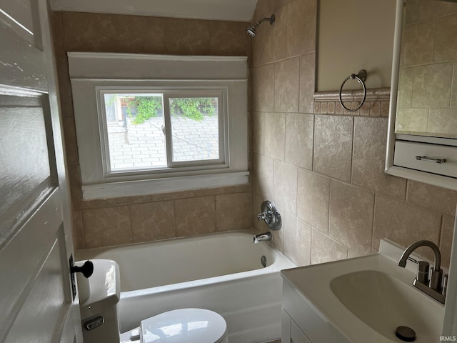 1026 E Wayne St, South Bend, IN 46617 - bathroom with vanity and  shower combination