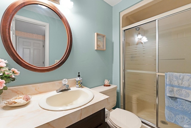 16801 Darling Rd, Woodburn, IN 46797 - bathroom featuring vanity and a shower stall