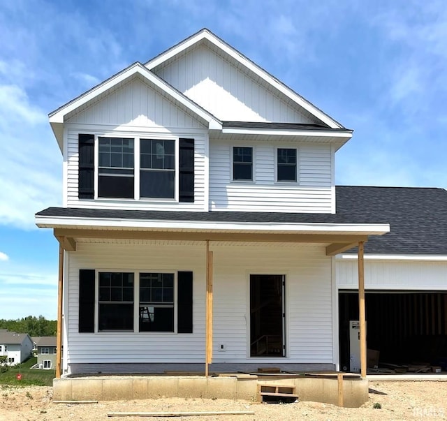 2629 Nature View Dr, Warsaw, IN 46582 - view of front of house with a porch and roof with shingles
