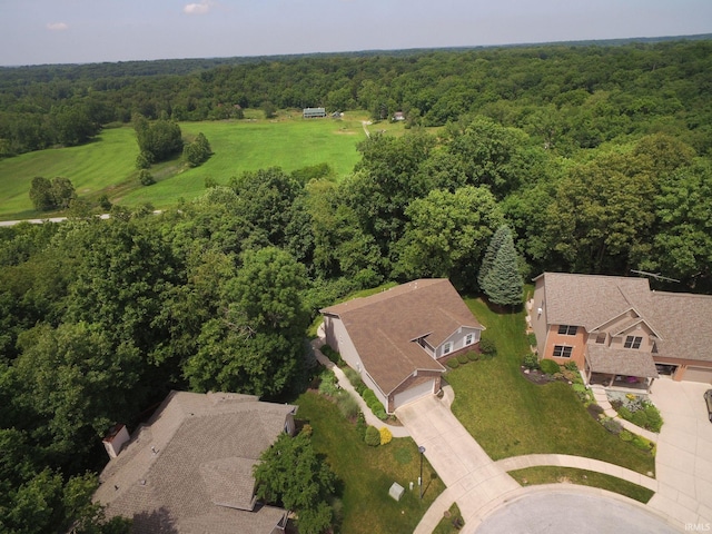 44 Fairfieldview Ct, Lafayette, IN 47905 - aerial view of a heavily wooded area