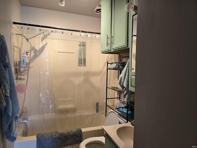 732 Dowling St, Kendallville, IN 46755 - bathroom with shower / tub combo with curtain and vanity