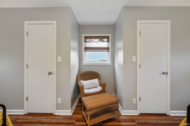 2770 N Baers Ct, Monticello, IN 47960 - living area featuring wood finished floors and baseboards