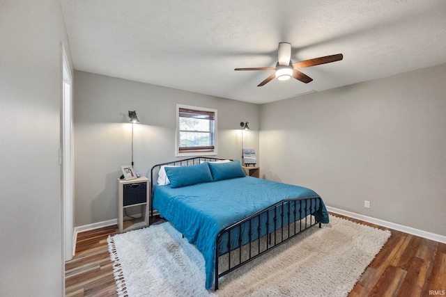 2770 N Baers Ct, Monticello, IN 47960 - bedroom featuring wood finished floors and ceiling fan