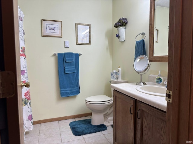 15908 Walnut St, Huntertown, IN 46748 - full bath featuring vanity and tile patterned flooring