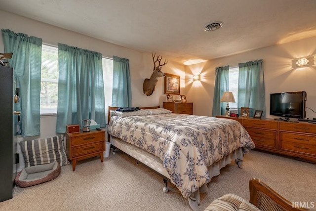 401 Meadow Ln, Hartford City, IN 47348 - bedroom with light carpet