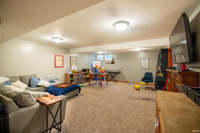 22885 Stonebrier Dr, Elkhart, IN 46514 - playroom featuring carpet floors and a textured ceiling